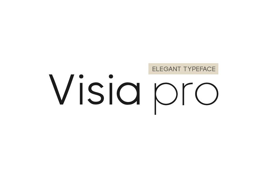 Visia Pro Font preview